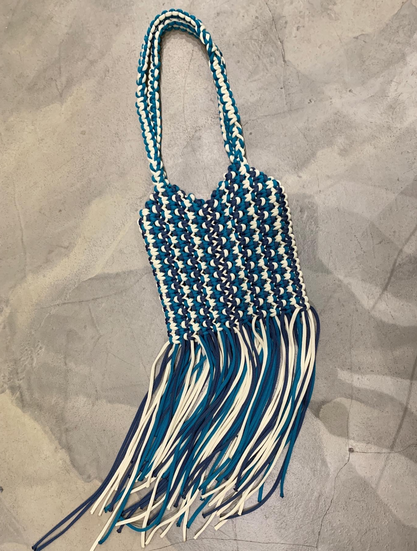 Tricolor Fringes Bag