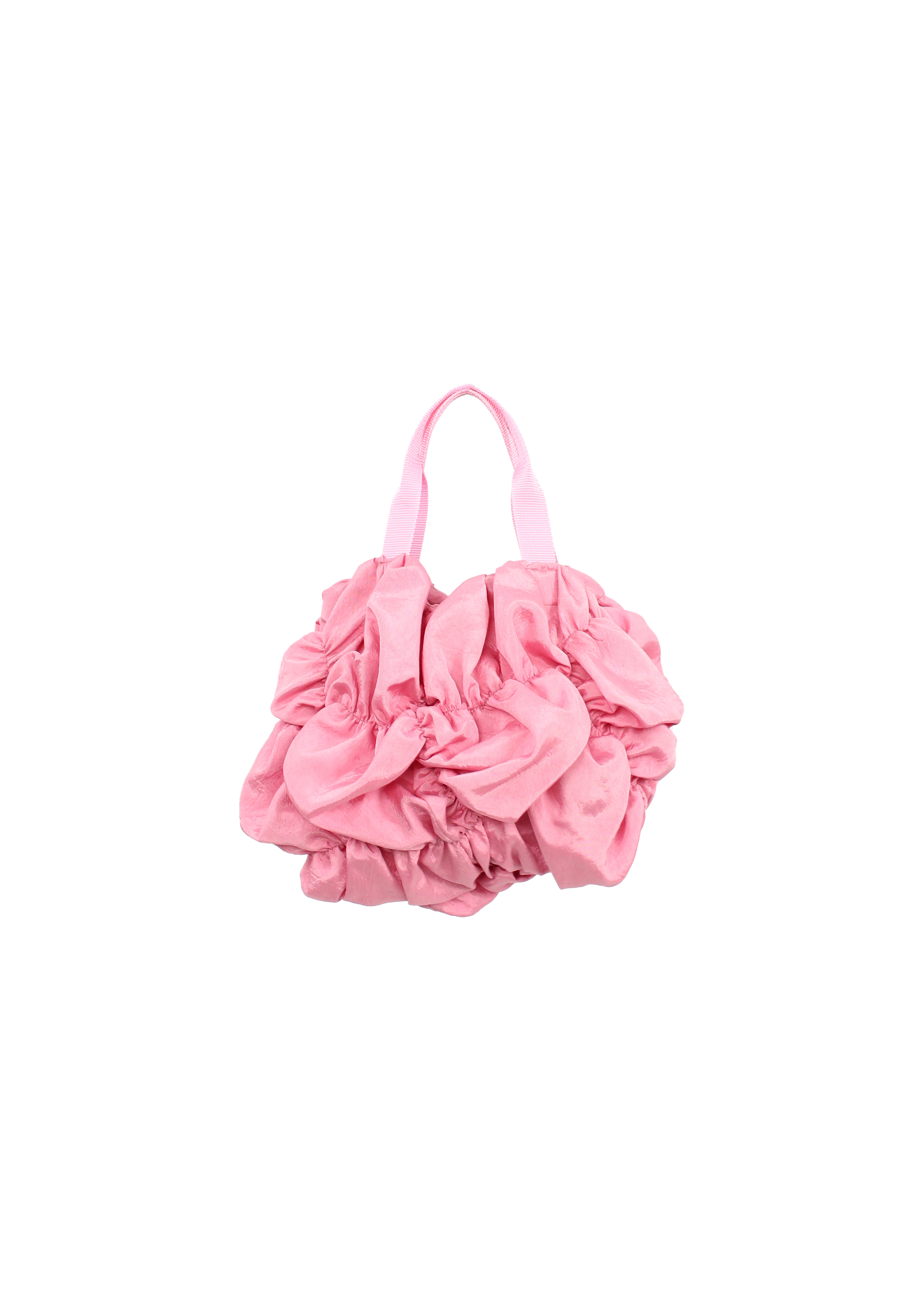 粉紅雲朵花手拿包 Pink Cloud Handbag （已售出）