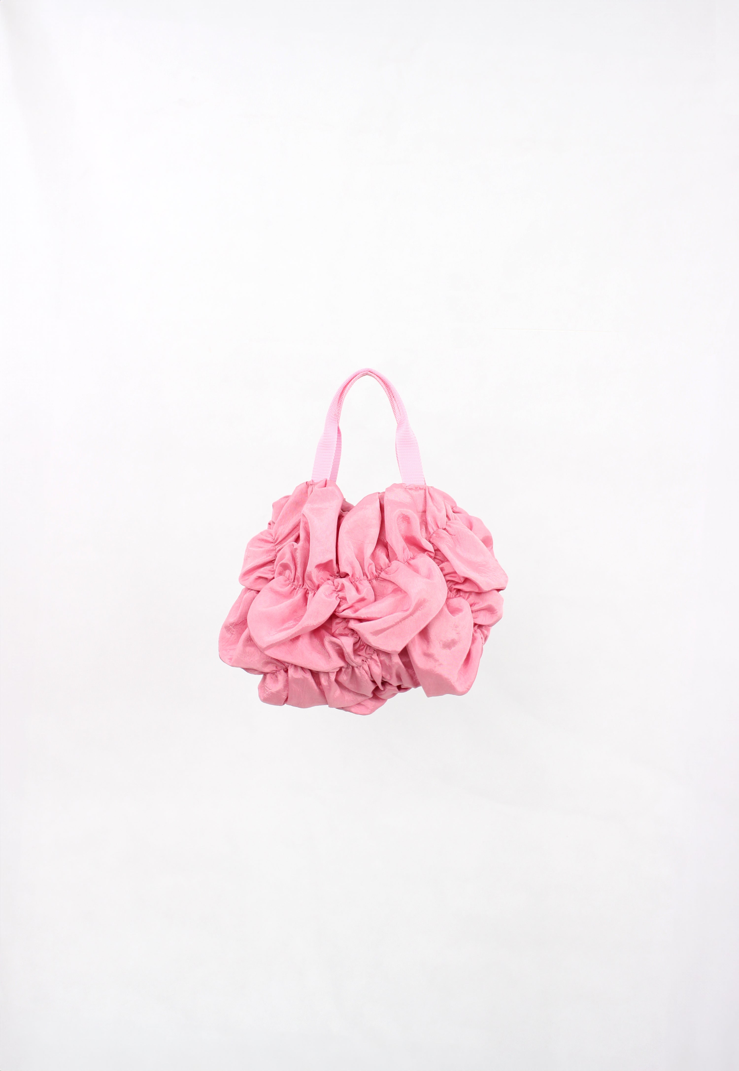 粉紅雲朵花手拿包 Pink Cloud Handbag