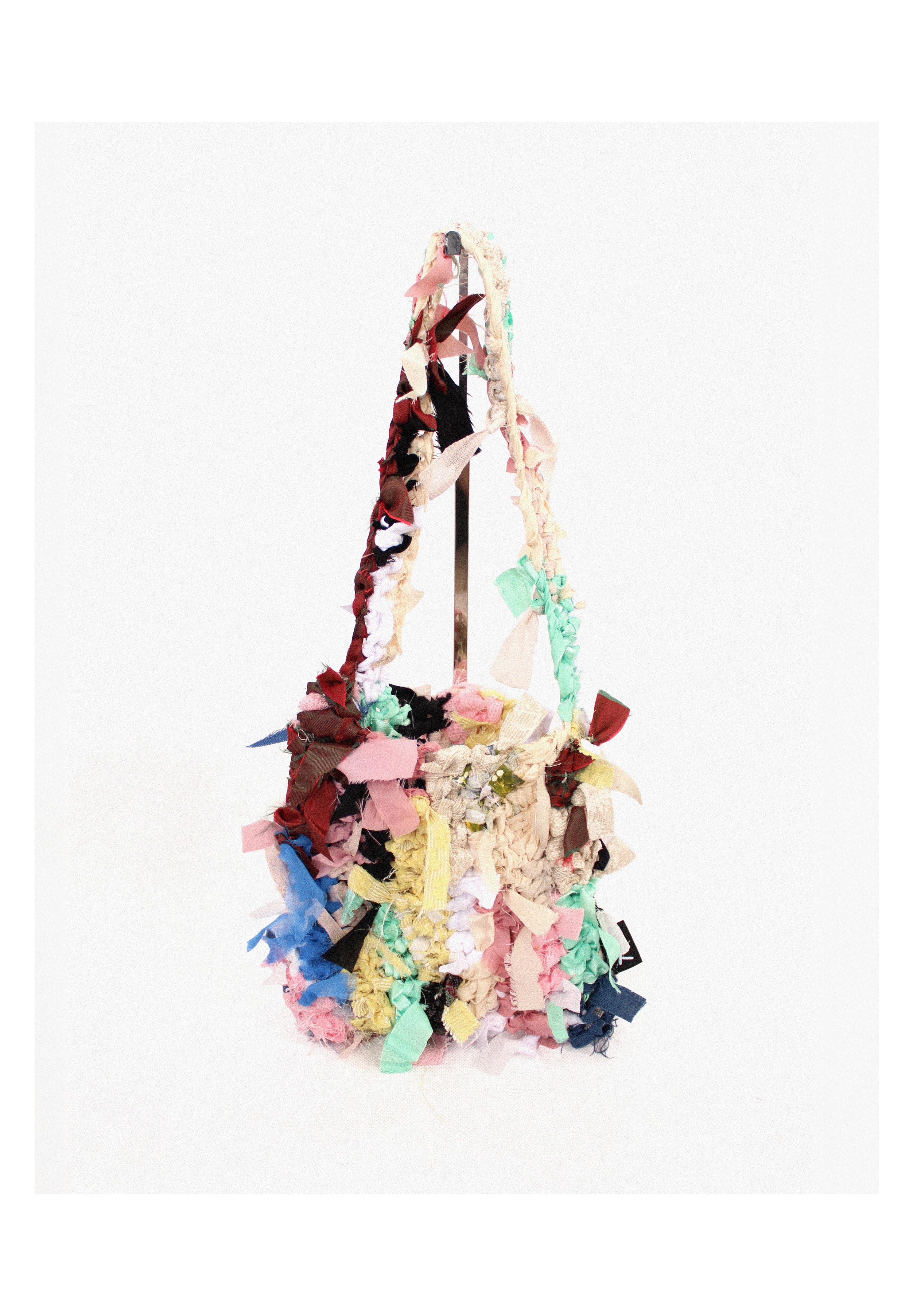 記憶編織袋｜再生編織提袋 Regenerated Crochet handbag No.29