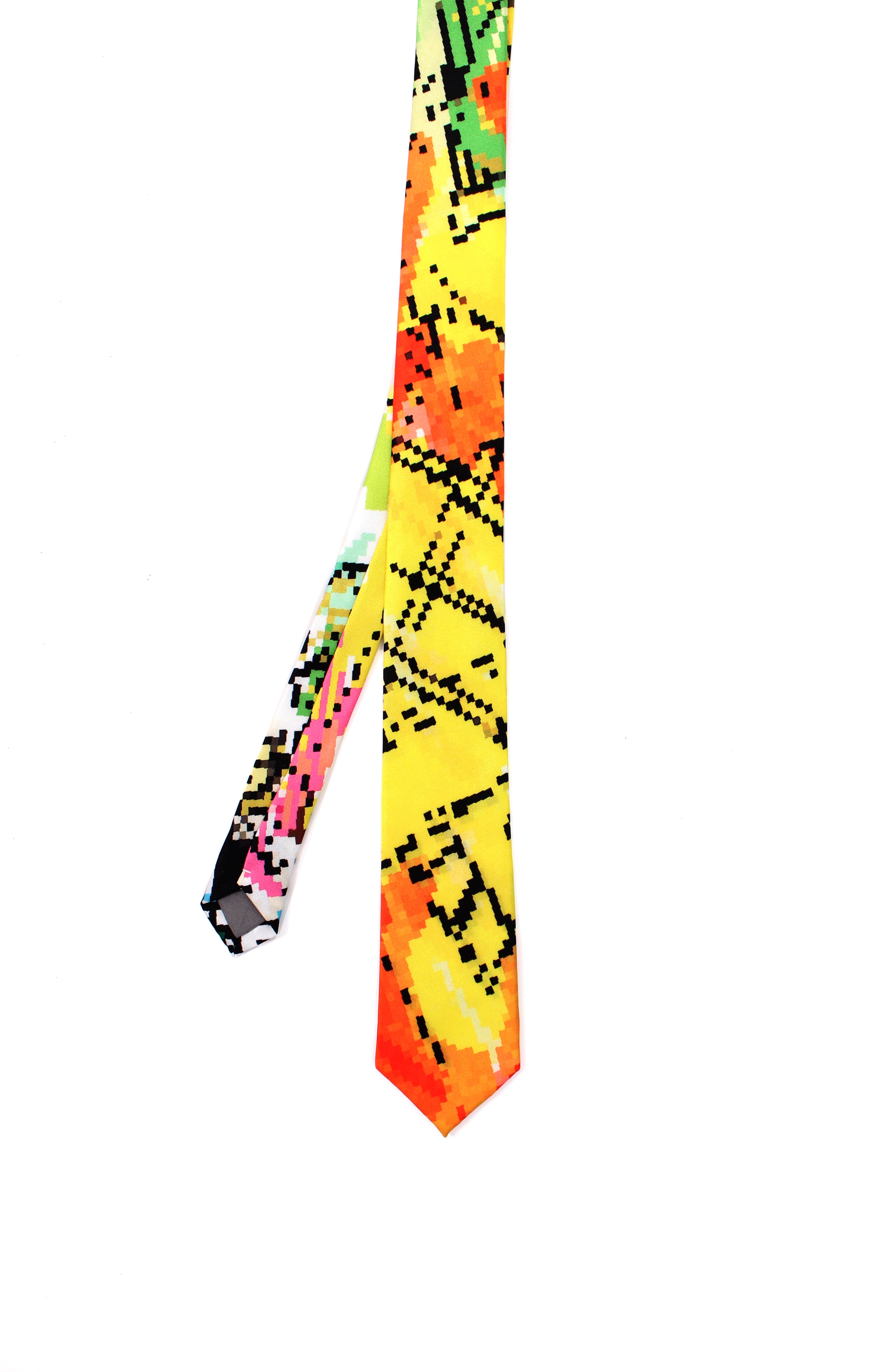 原創快樂領帶Fun ties happy ties blazing yellow