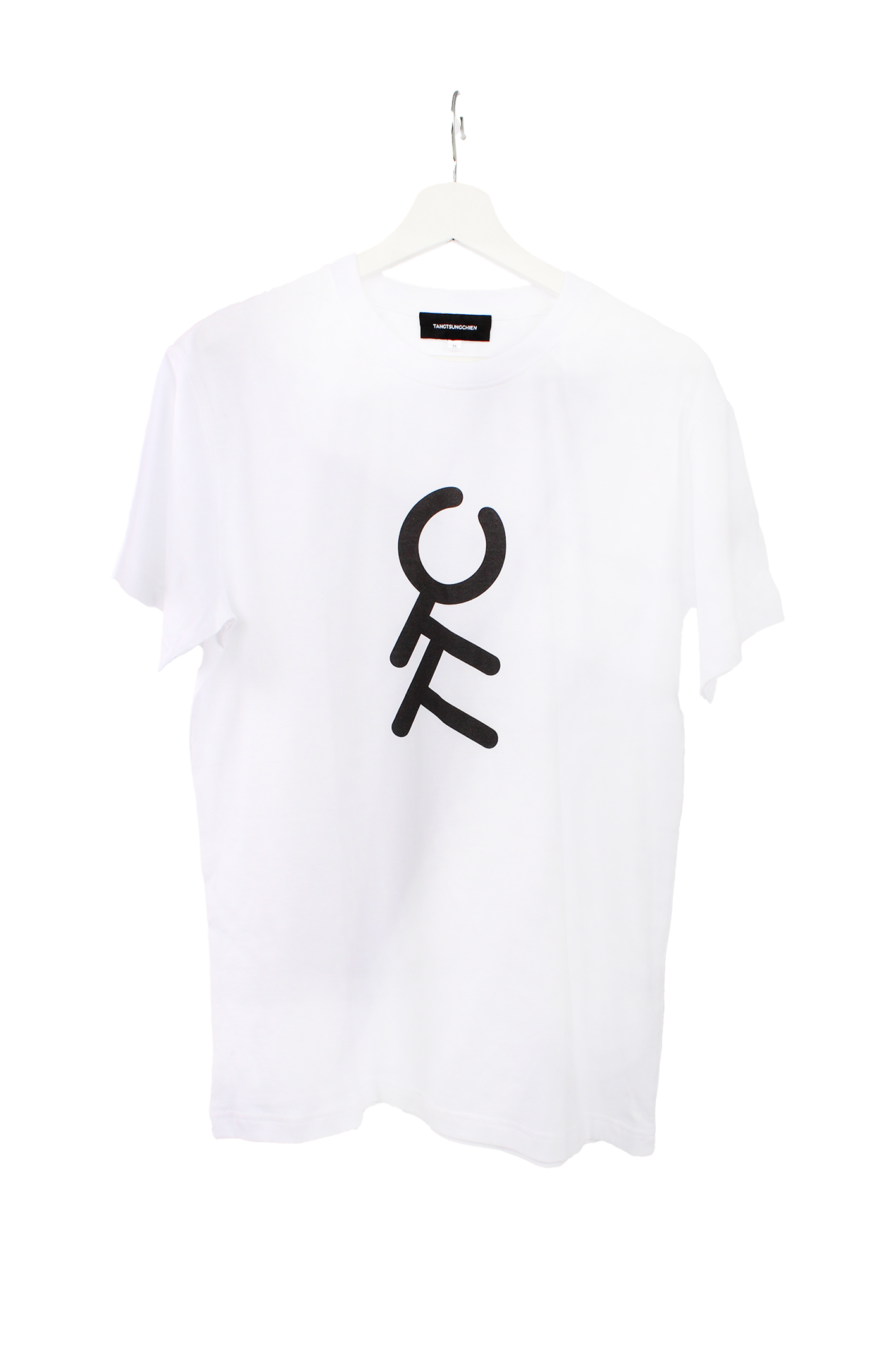 火柴人大 Logo 白色 T-Shirt