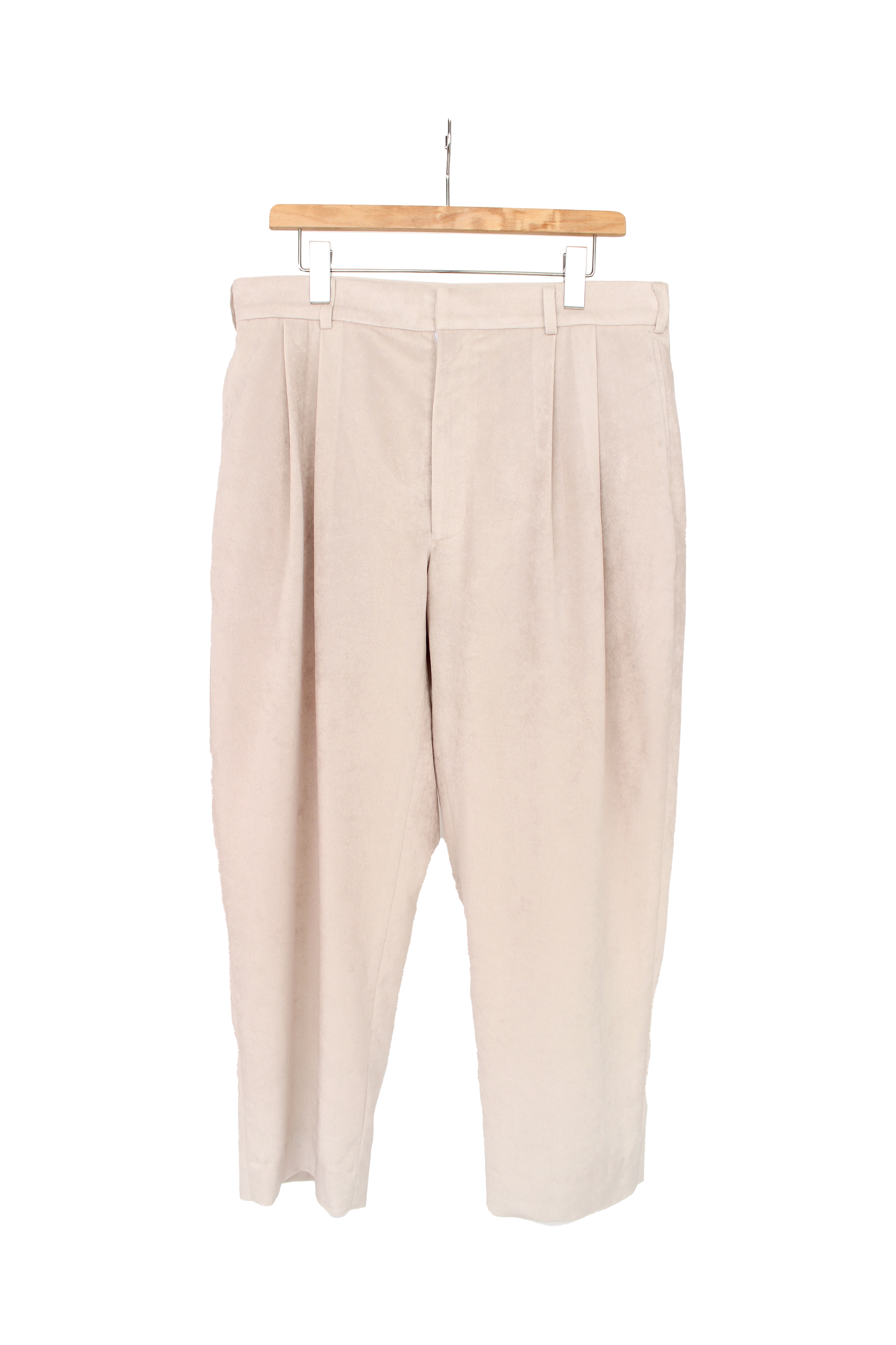 絲絨打摺長褲 Velvet Pleated Trousers