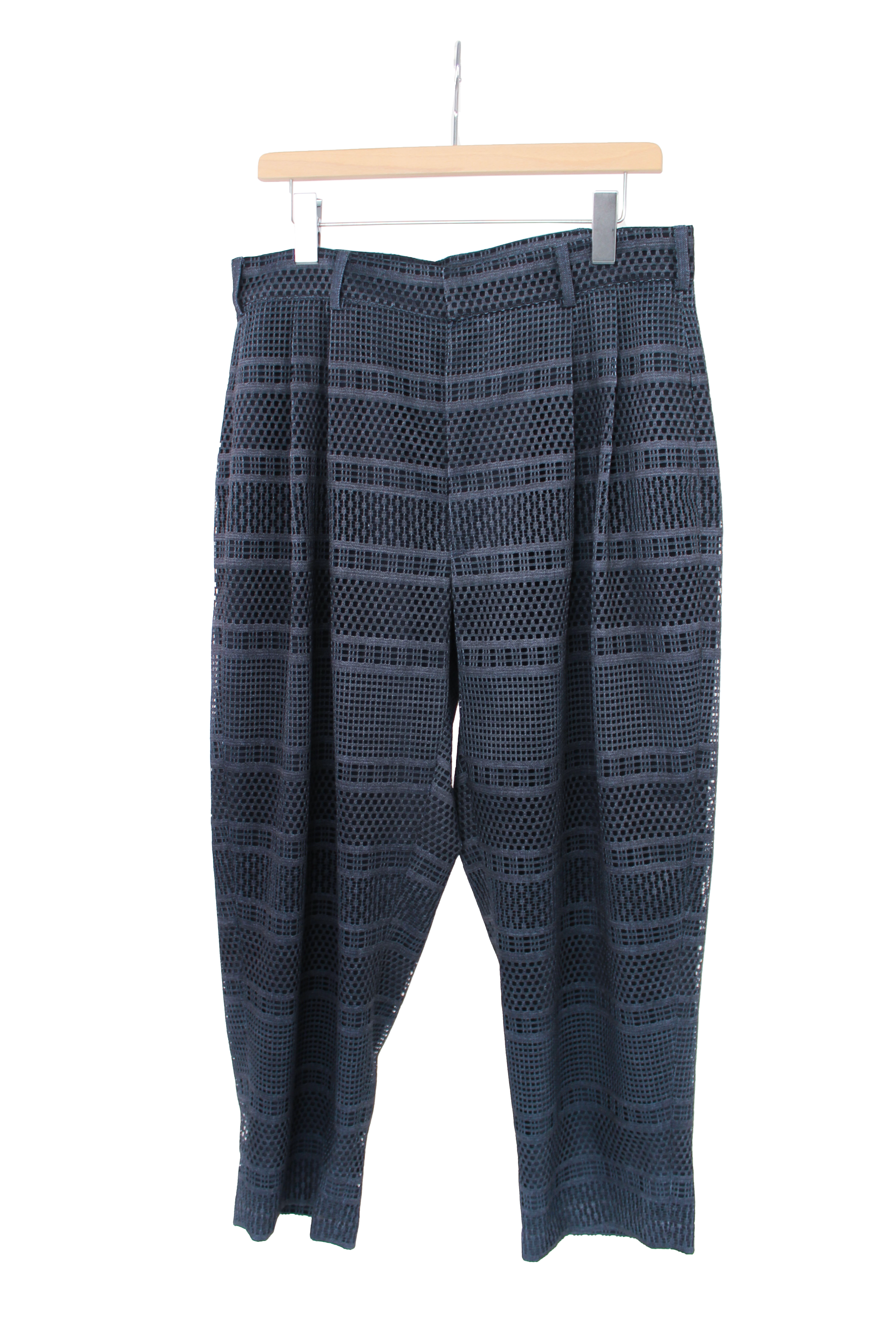網眼打褶長褲 Pleated Mesh Trousers