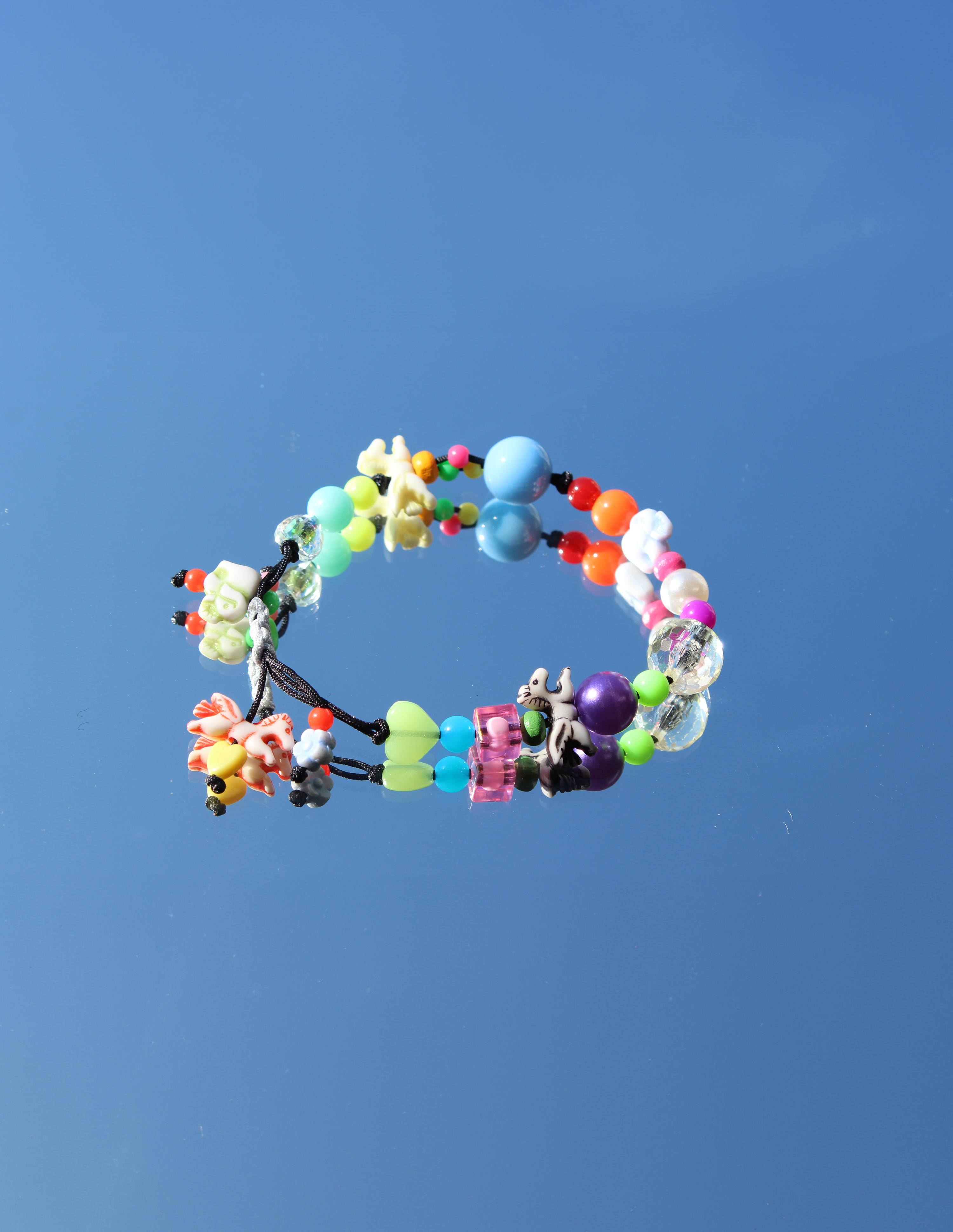 復古X現代 彩色串珠手鍊 Vintage Meets Modern: Colorful Beaded Bracelet｜Playful Spirit