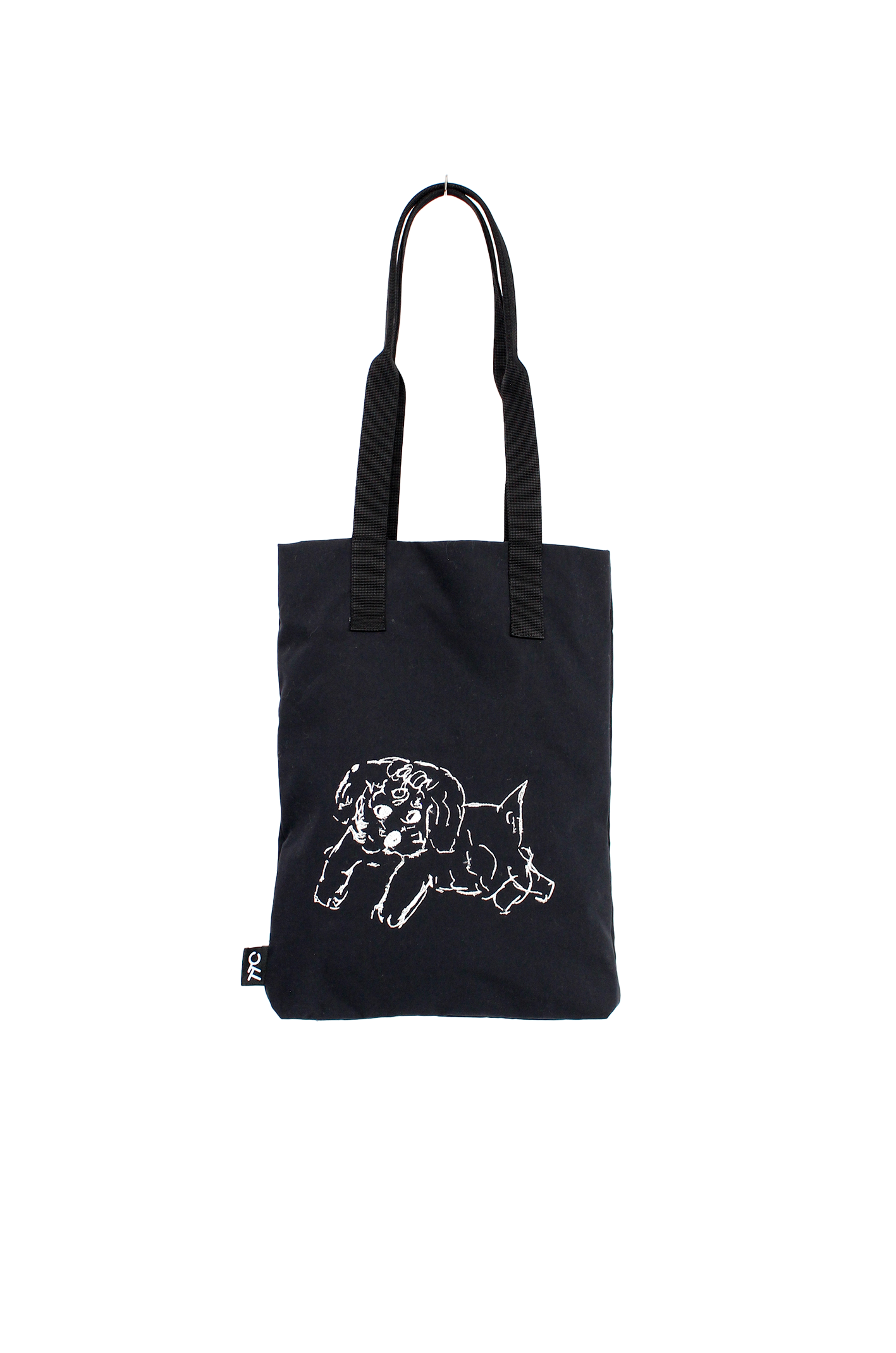 小狗噗利刺繡托特包 Puppy Embroidery Tote Bag