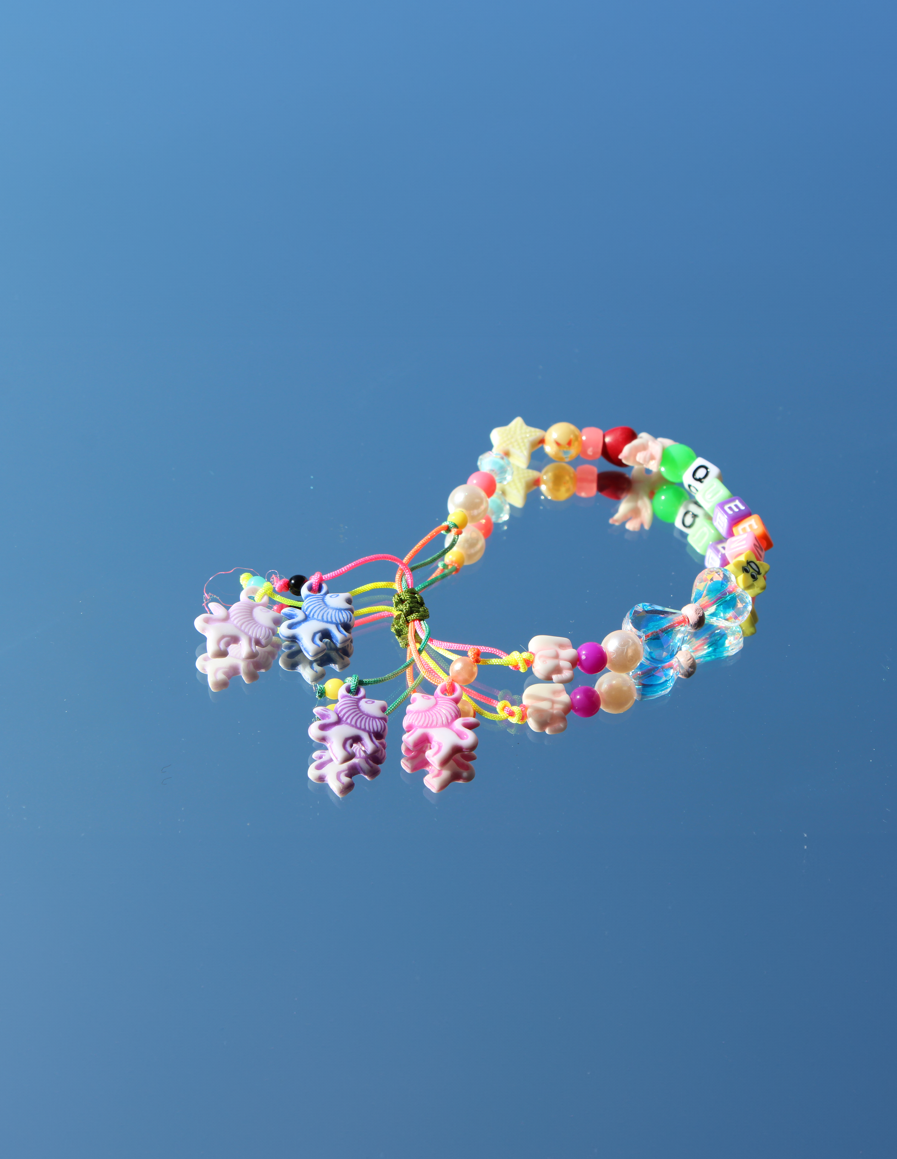 復古X現代 彩色串珠手鍊 Vintage Meets Modern: Colorful Beaded Bracelet｜Queen