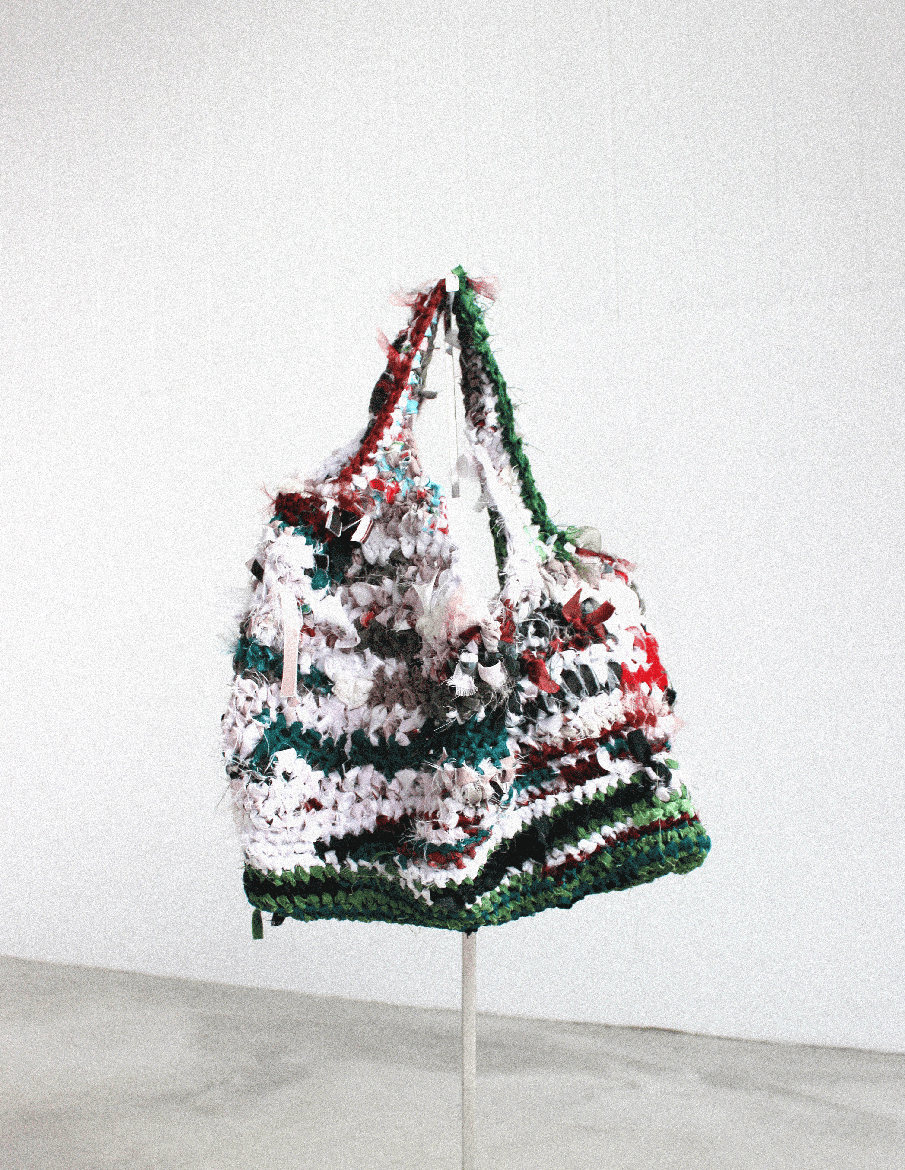 再生編織提袋 Regenerated Crochet handbag No.6